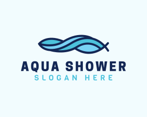 Aqua Wave Water logo design