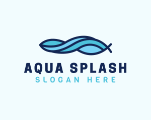 Aqua Wave Water logo design