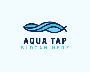 Aqua Wave Water logo design