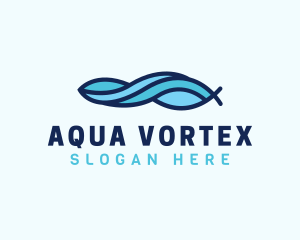 Aqua Wave Water logo design