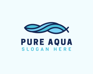 Aqua Wave Water logo design