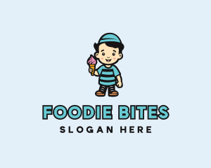 Sweet Ice Cream Dessert logo design