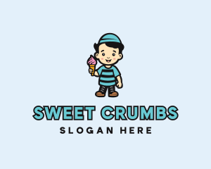 Sweet Ice Cream Dessert logo design