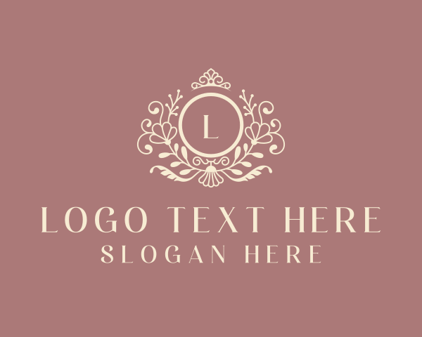 Floral Crown Wedding logo