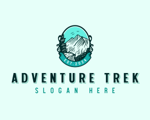 Adventure Mountain Forest logo design