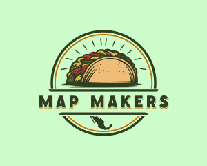 Mexican Taco Snack logo design