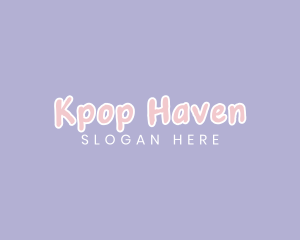 Cute Pastel Wordmark logo design