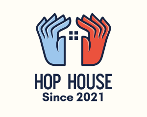 Hand House Foundation logo design