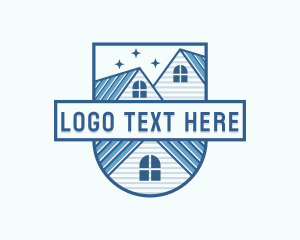 Residential Housing Roofing logo