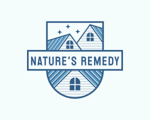 Residential Housing Roofing Logo