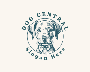 Dog Vintage Puppy logo design