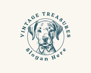 Dog Vintage Puppy logo design