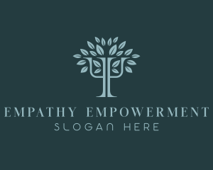 Psychology Mental Health Tree logo design