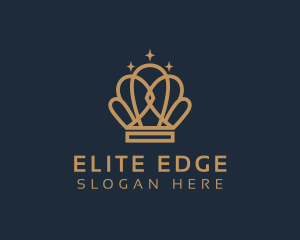 Luxury Gold Crown logo design