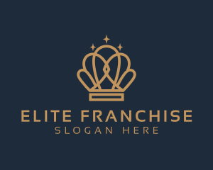 Luxury Gold Crown logo design