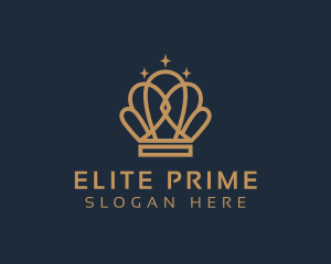 Luxury Gold Crown logo design