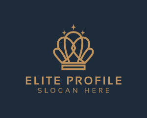 Luxury Gold Crown logo design