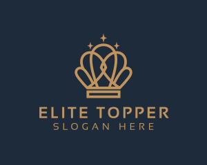 Luxury Gold Crown logo design