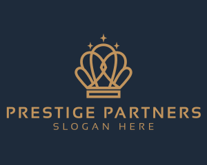 Luxury Gold Crown logo design