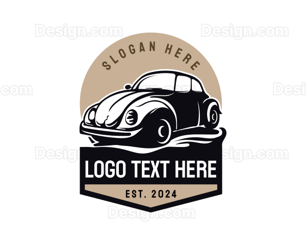 Retro Car Dealership Logo