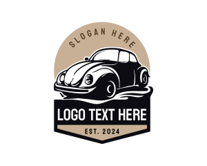 Retro Car Dealership logo