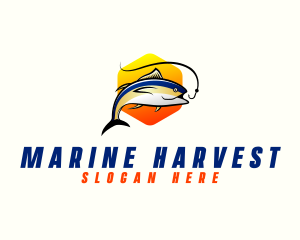 Marine Tuna Fish  logo design