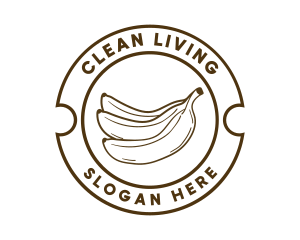 Healthy Banana Fruit logo