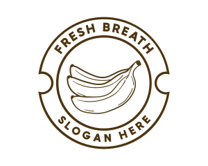 Healthy Banana Fruit logo design