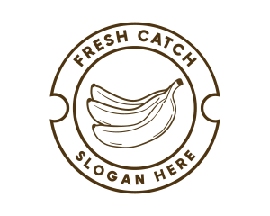 Healthy Banana Fruit logo design