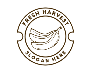 Healthy Banana Fruit logo design