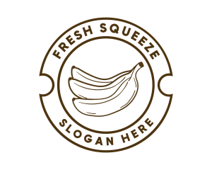 Healthy Banana Fruit logo design