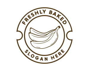 Healthy Banana Fruit logo design