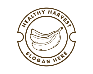 Healthy Banana Fruit logo design