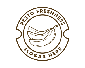 Healthy Banana Fruit logo design