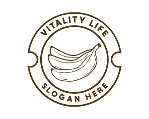 Healthy Banana Fruit logo