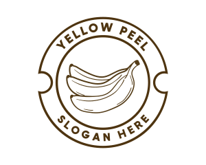 Healthy Banana Fruit logo design