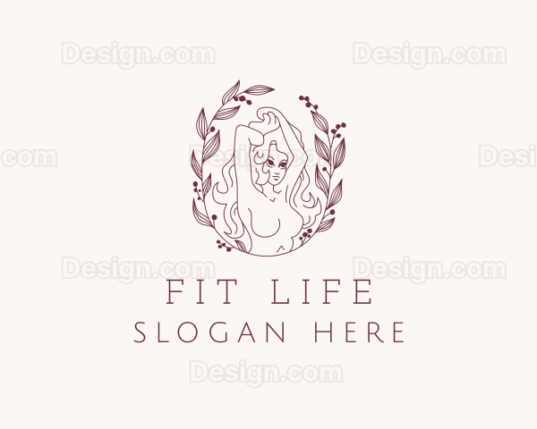 Sexy Beautiful Woman Logo