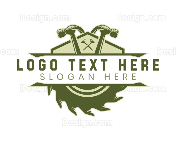 Woodwork Carpentry Logo