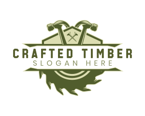 Woodwork Carpentry logo design