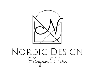 Interior Design Art Studio logo design