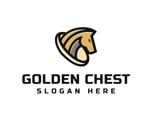 Golden Horse Equine logo design