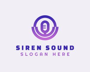 Sound Podcast Mic logo design