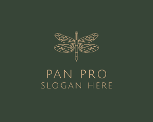 Dragonfly Fountain Pen logo design