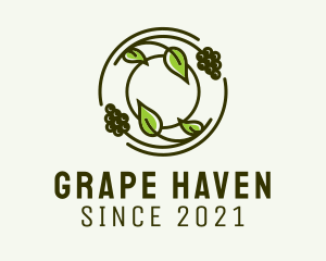 Vineyard Grapes Agriculture  logo