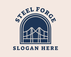 Steel Road Bridge logo design