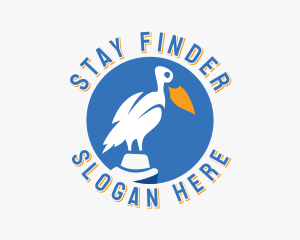 Pelican Bird Wildlife logo