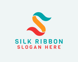 Elegant Ribbon Letter S logo design