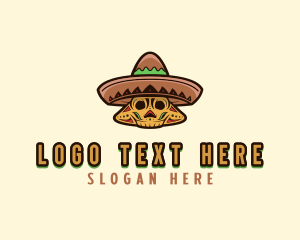 Mexican Nacho Skull logo