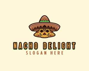 Mexican Nacho Skull logo