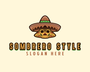 Mexican Nacho Skull logo